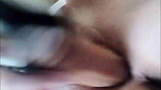 thick huge dildo stretches dripping wet pussy to the limit