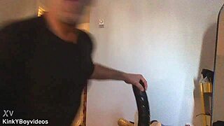 My ass starves for huge dildos watch me stuff it deep homemade solo update!