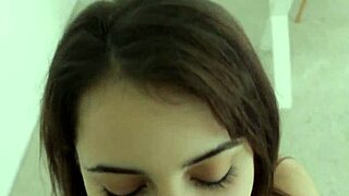 Teen Slut Bent Over Takes Hard POV Facial Cumshot