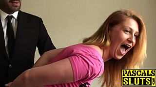 Dirty 18+ slave begs for rough bdsm pain and humiliation toys