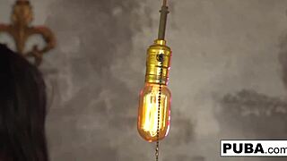 jezebelle bond slips into the bathtub stroking her big tits and wet milf pussy solo