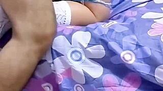 cute mexican amateur so horny takes full creampie before school