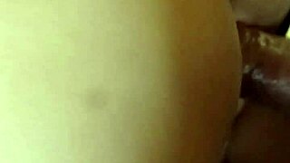 Huge black cock stretches girl's fat ass in doggy