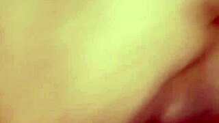 Smooth shaved pussy glistens fresh in latest homemade update clip