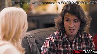 Hey sexy big ass milf stepmom christie stevens rides naughty stepson big cock hard