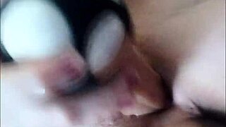 thick huge dildo stretches dripping wet pussy to the limit