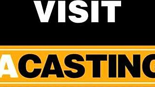 imagine tiny latina teen bent over deepthroated facefucked at this rough casting