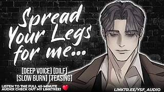 Dilf ravishes moaning babysitter in erotic asmr roleplay boyfriend fantasy audio session