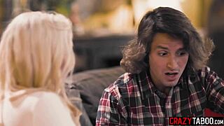 Hey sexy big ass milf stepmom christie stevens rides naughty stepson big cock hard