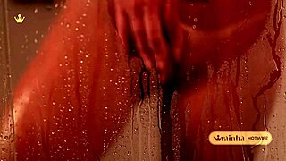 sexy brazilian latina with big tits takes steamy shower teasing photographer sensually