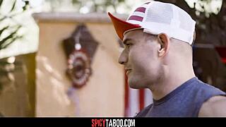 pervy step-uncle lures step-niece into hardcore group banging at family bbq