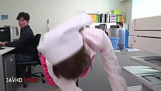 damn chihiro akinos blows so hard her office milf friends beg for that creampie finish!!