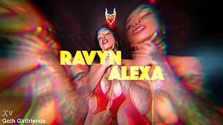 i'm addicted to ravyn alexa's goth pussy creampie after raw fucking