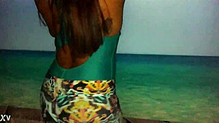 New Leggings and Body Hug Her Curves While Hands Grope Wildly!