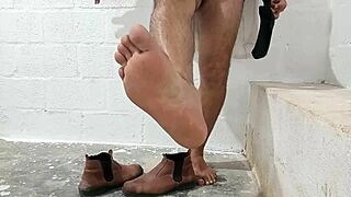 yuri gaúcho bear strokes thick brazilian cock hard