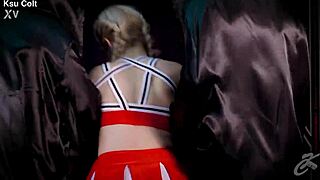 blonde pornstar fists gaping ass and pussy with huge toys