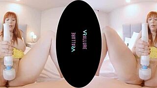 lauren phillips tempts with big tits and toys in vrallure reality masturbation scene