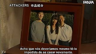 a tormented asian widow jessika kizaki seduces her stepson in this japanese legendado scene