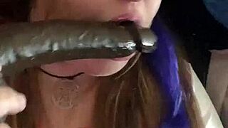 damn this kandy bbw wife with huge tits deepthroats monster bbc like a total whore 😍🍆💦