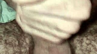 Spunk everywhere from all that edging!!