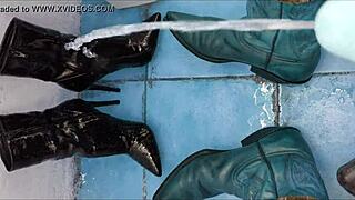 i pee all over my sexy ankle boots