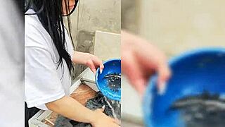 i finally convince petite colombian step-cousin for deepthroat fucking