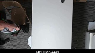 Lifter4K Rebel Thief Eden Sin Misbehaves with Guard for Free Sneakers