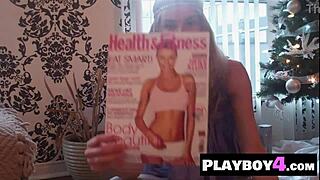 Karina Marie flaunts small tits ass in sexy stockings!