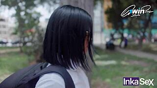 innocent latina schoolgirl tricked into stranger's fat ass fuck?