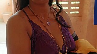 hot sexy bhabhi seduces delivery boy for intense desi anal doggystyle pounding on bed