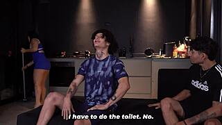 i'm stepmom trying double penetration first time with annoying stepson bodybuilder