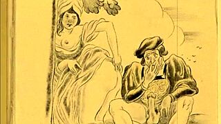 i cant get enough of this vintage erotic art its so hot