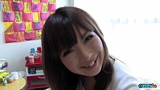 one young slut with big clit and puffy nipples tries footjob to make old dude cum