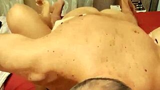 amateur mature milf donna bends over for doggystyle pounding and blowjob cumshot at home