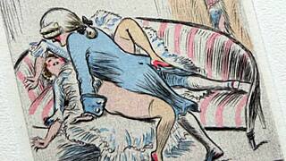 i cant get enough of this vintage erotic art its so hot