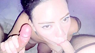 Amateur Wife Takes Monster BBC in Bisexual Cuckold Threesome