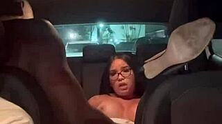 GORGEOUS ASIAN WIFE FUCKS DRIVER RAW IN FRONT OF CUCK!