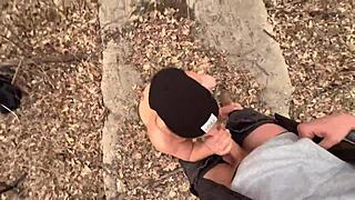 i strip naked flashin my big tits n get fucked deep in forest