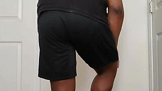 Good Morning Spreading Nude Ass Cheeks Wide Open!