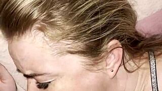 Step Son Sneaks In Bedroom After Husband Leaves For Morning Dick Suck And Fuck