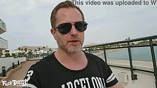 lynna nilsson's wet ass licked before hardcore anal and cum in mouth on beach