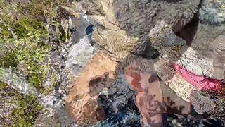 my chilean milf wife fucked hard on hilltop uhh... so wet!