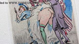 i cant get enough of this vintage erotic art its so hot