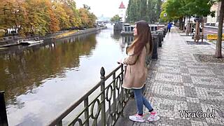 wanna see this beauty swallow cum on her face?