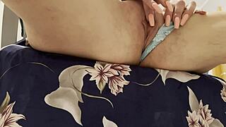 Watch My Sensitive Clit Pulse As I Rub To Explosive Pussy Orgasm Up Close