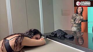 agatha hot maid luiza ambiel gets fucked hard by neighbor doctor everywhere