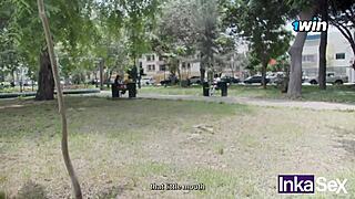 innocent latina schoolgirl tricked into stranger's fat ass fuck?