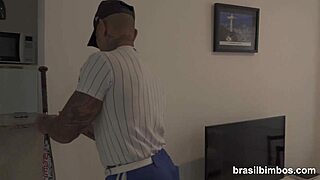 Thick Brazilian Ass Bent Over for Hard Doggystyle Pussy Pounding