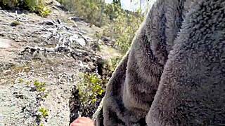 my chilean milf wife fucked hard on hilltop uhh... so wet!