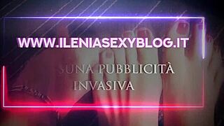 ahh i'm stretched and filled by two hungry cocks italian style